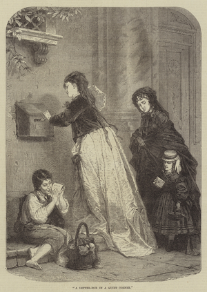 A Letter-Box in a Quiet Corner (engraving)