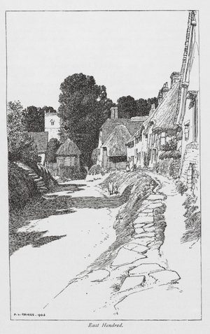 East Hendred (litho)