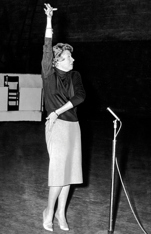 French Singer Mick Micheyl during TV Programme December 13, 1972 (b/w photo)