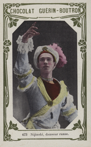 Nijinski, danseur russe (coloured photo)