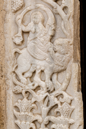 Cybele, Goddess of abundance and fertility, 12th century (sculpture)