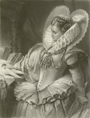 Elisabeth I, Konigin von England, 1859 (engraving)