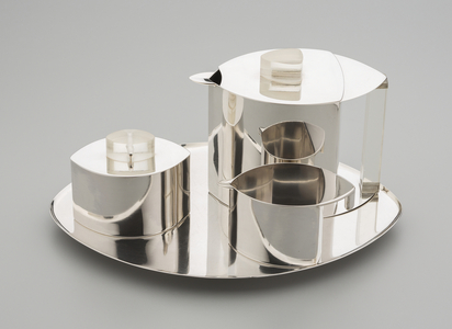 Tea Service, between 1938 and 1939 (silver & acrylic)