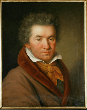 Ludwig van Beethoven (oil on canvas)