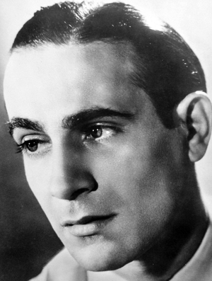 Tino Rossi; French singer and film actor.