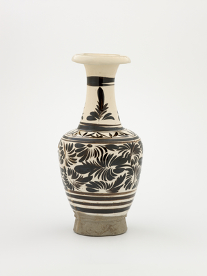 Vase (stoneware, painted decoration)