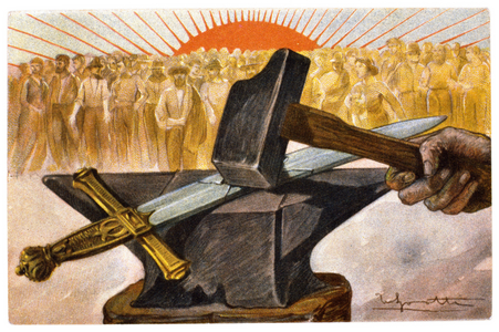 Political postcard : Socialist party postcard, Italy 1900