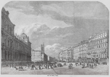 Rue de Rivoli, Paris (engraving)