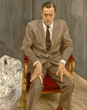 Man in a Chair, 1983-85 (oil on canvas)