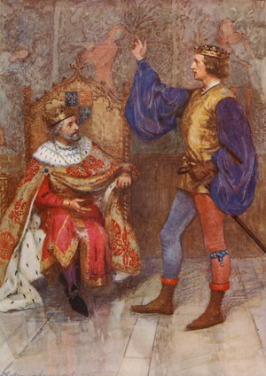 William Shakespeare’s play: Henry IV (colour litho)