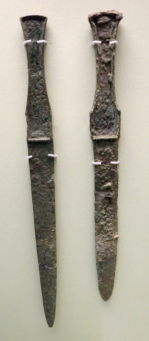 Copper alloy swords