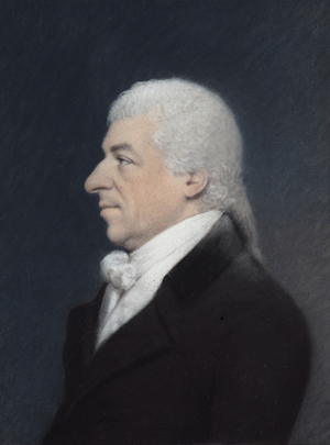 Sir William Blissart (pastel on grey paper)