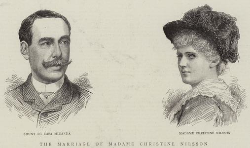 The Marriage of Madame Christine Nilsson (engraving)