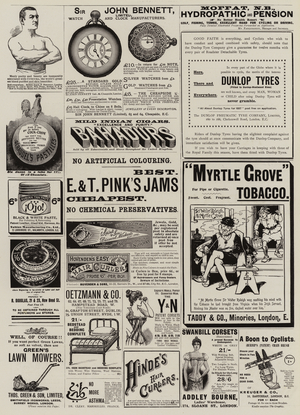 Page of Advertisements (engraving)