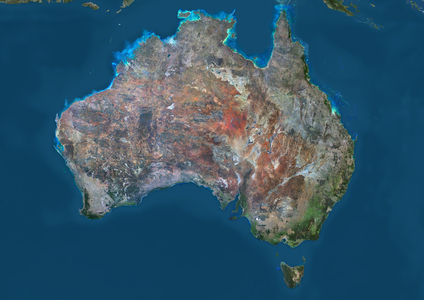 Australia, Natural Colour Satellite Image (photo)