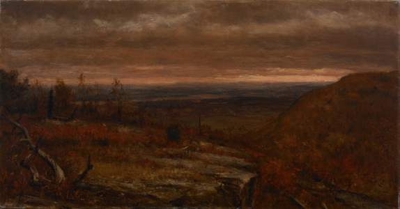 The Top of the Mountains - Fall Study, 1903 (oil on canvas) 