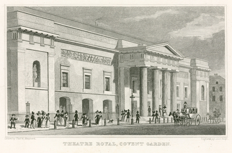 Royal Theatre, Covent Garden; (engraving)