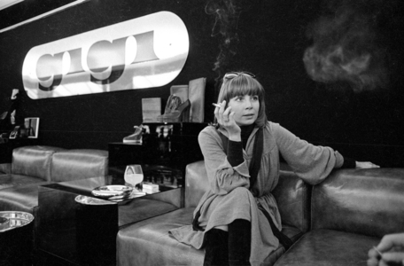 Christine Schuberth, 1974 (b/w photo)