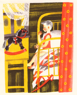 Illustration from 'The Little Horse' by Leib Kvitko, 1933 (litho)