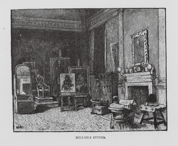 Millais's Studio (litho)