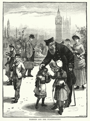 Blessed are the peacemakers (engraving)