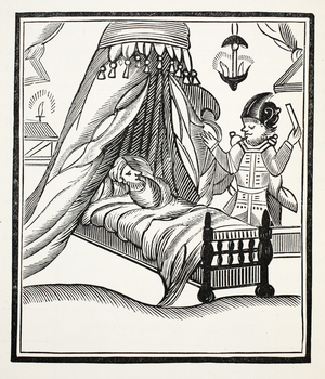 A Full, True and Particular account, illustration from 'Chap-books of the Eighteenth Century' by John Ashton, pub. 1882 (litho)