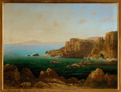 The Gulf of Sorrento, Italy (painting on canvas)