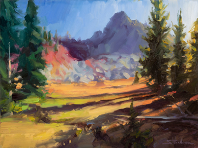 Elevated Hues, 2021 (oil on panel)