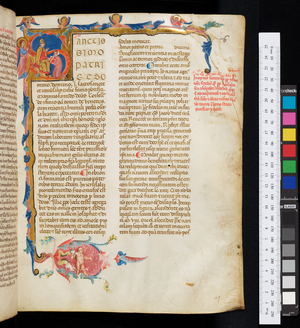 Secreta fidelium Crucis, MS. Tanner 190, f.4r, c.1321-24 (vellum)