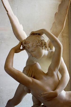 Psyche revived by Love, 1796 (marble)