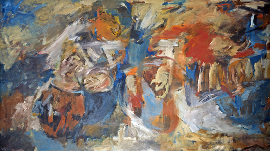 A Musician with a Sarod, 1968 (oil on canvas)