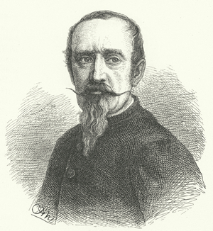 Horace Vernet, French painter (engraving)