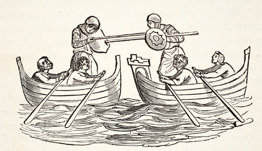 Water-tournament (engraving)