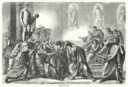 Assassination of Julius Caesar (engraving)