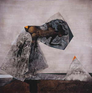 Sleeping Beauty, 1976 (oil on board)