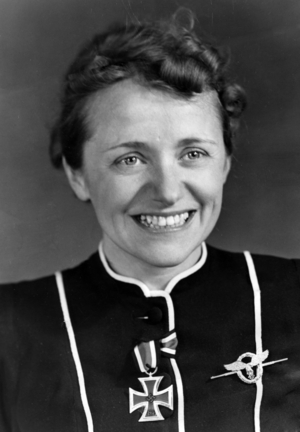 Hanna Reitsch, 1942 (b/w photo)