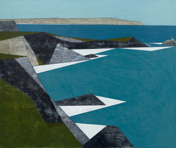 Godrevy Point 16 acrylic on board 31 x 37 cm