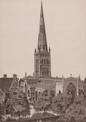 Trinity Church (litho)