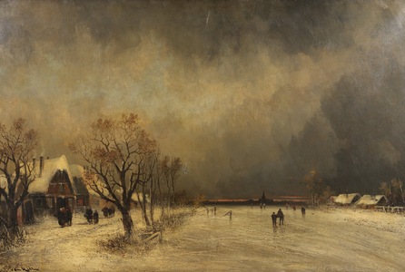 In the Grip of Winter, c.1900 (oil on canvas)