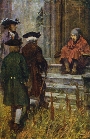 Illustration for Kidnapped (colour litho)