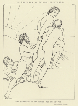 The Brethren of Saturn delivered (engraving)