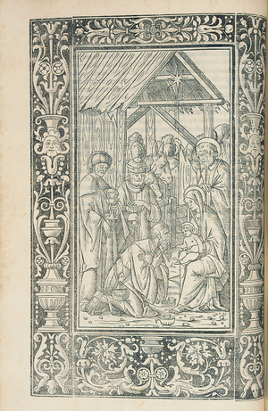 Illustration from the Decachordum Christianum by Marcus Vigerius (1446-1516), Fano, 1507 (woodcut)