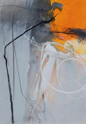 Spring Air, 2022 (mixed media on paper)