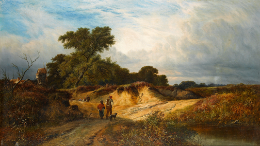 Sand Pits near Reigate, Surrey, 1869 (oil on canvas)