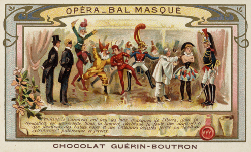 Masked ball at the Opera, Paris (chromolitho)