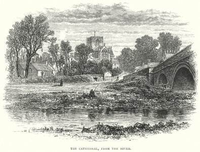 The Cathedral, from the River (engraving)