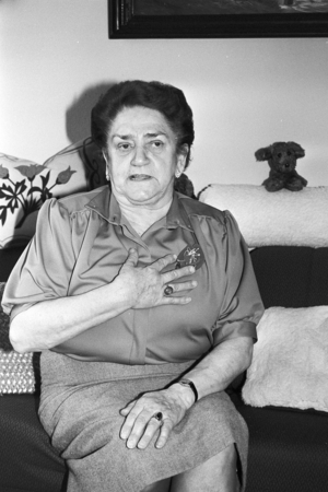 Wilde Hilde 25 02 1992, Chemnitz, Hilde Bügner known as a joke teller …, 1992 (photo)