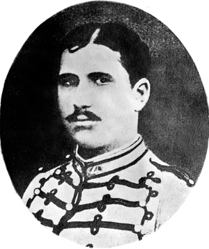 Father Foucauld (1858-1916) French soldier and missionnary, here as soldier in the French army in the 1870's
