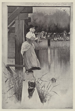 The Morning Dip (litho)