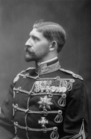 Crown Prince Ferdinand of Romania (b/w photo)